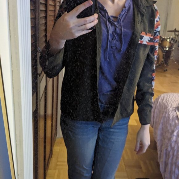 Western Multicolor Button Down - Picture 5 of 6